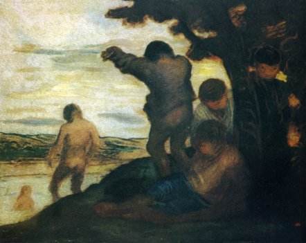 Daumier, The Bathers